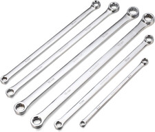6-piece Extra Long Double Box End Wrench Set Chrome Vanadium Steel Aviation Wr