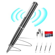 64GB Digital Voice Recorder - Digital Voice Activated Recorder with AI-Intell...
