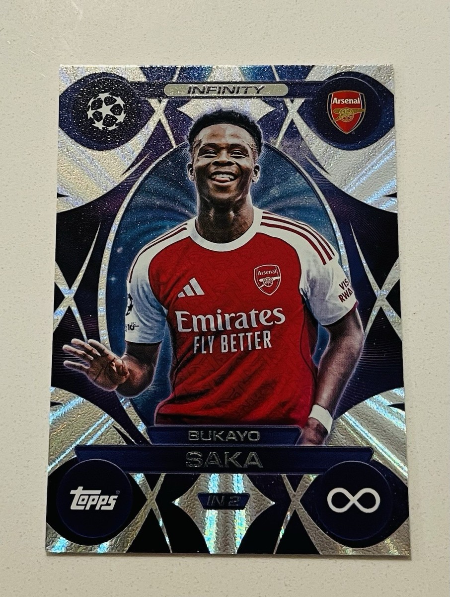 Bukayo Saka INFINITY Card # IN2 - Topps Match Attax 2025/26 25/26