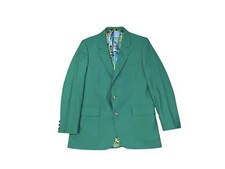 Vintage Lilly Pulitzer Palm Beach Men  s Green Single Breasted Blazer Size 42L