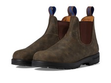 Blundstone BL584 Waterproof Chelsea Boots Rustic Brown Men's US 8 Leather Boots