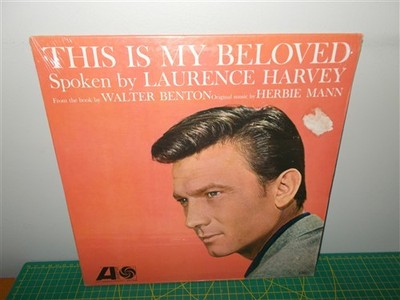 Laurence Harvey . Herbie Mann . This Is My Beloved . Atlantic Record LP Sealed