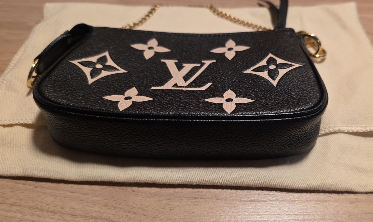 LOUIS VUITTON Mini Pochette Accessoires Monogram Empreinte Pouch