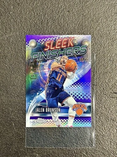 2025 Topps Chrome Jalen Brunson Refractors Purple (RAW)