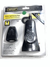 Defiant Outdoor Light Sensing Timer with Bonus Wireless Remote
