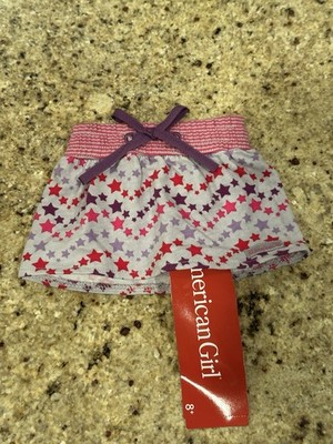 American Girl Star Skirt   Purple Bow Waistband for 18'' Doll - 2016 New with Tag