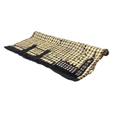 Auth DAKS - Beige Black Multi Scarf