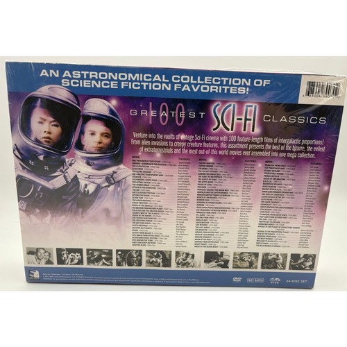 100 Greatest Sci-Fi Classics 24-Disc DVD Set - 100 Filme - Neu Versiegelt - Bild 2 von 6