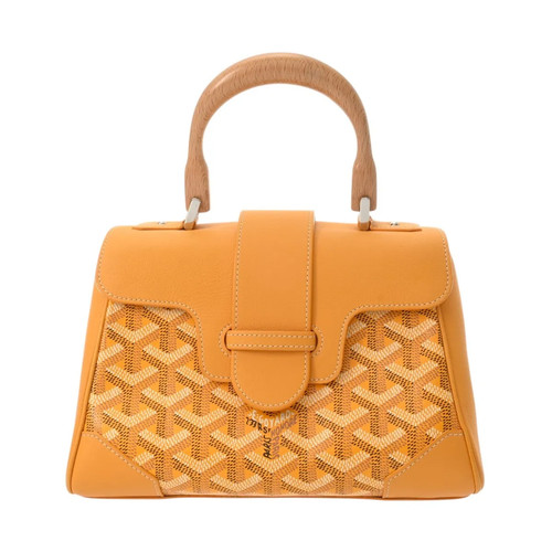 Goyard Does not apply Canvas / Calfskin Yellow #WB5960