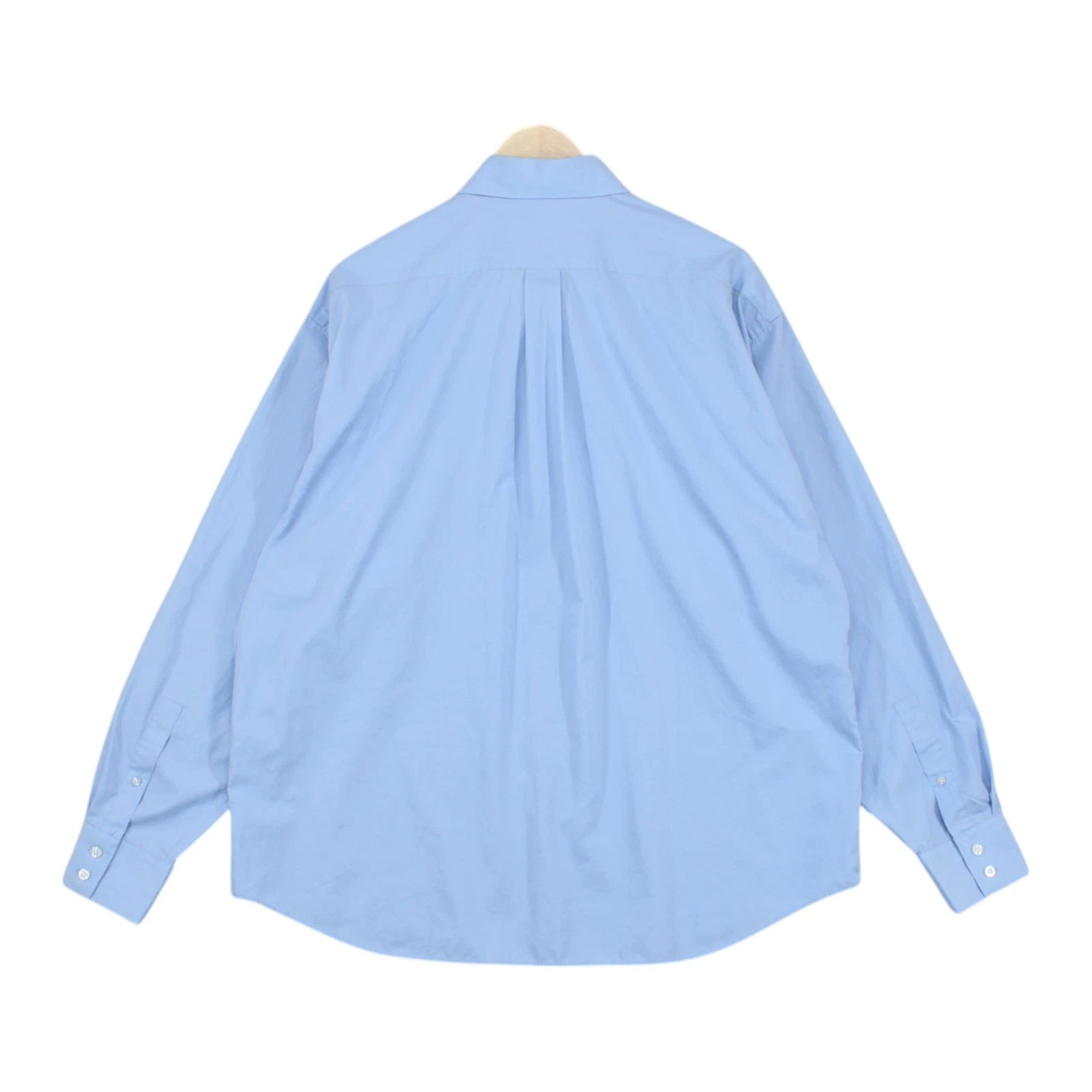 SAINT LAURENT (YSL) Camicia vintage Yves Saint Laurent uomo taglia 46 blu abito vestibilità regolare anni 90