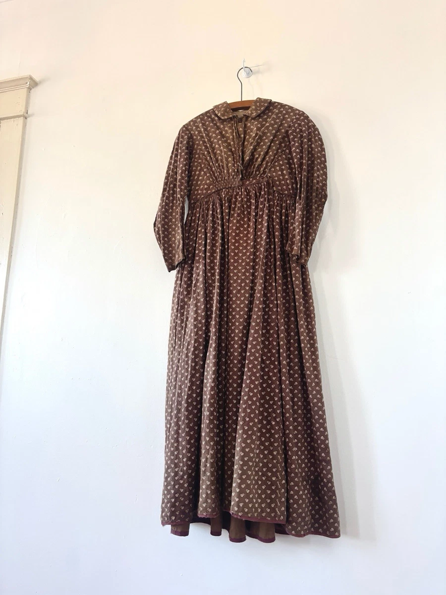 Brown Victorian Vintage Dresses Pre 1890 Decade for sale | eBay