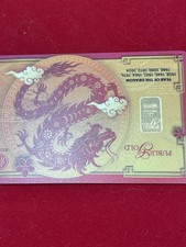 2024 year of the Dragon 1g fine gold certificate Very Rare now