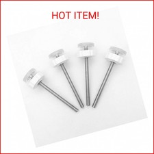 4 Pack Pressure Gates Threaded Spindle Rods M8 8 mm , Baby Gates Accessory Scre