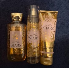 BATH AND BODY WORKS " IN THE STARS " BODY CREAM , BODY WASH ,  FRAG MIST