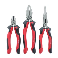 Wiha 3 Piece Industrial SoftGrip Pliers & Cutter Set 30964