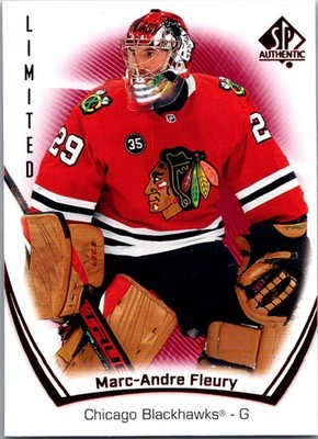 2021-22 SP Authentic #23 Marc-Andre Fleury Limited Red