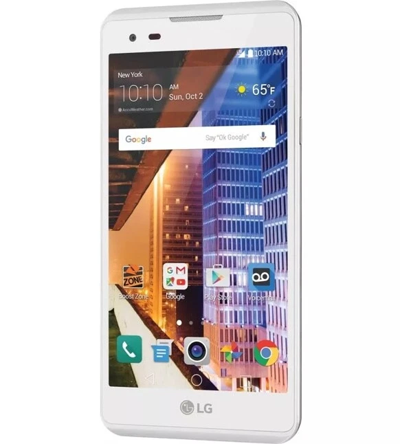 Smartphone Boost Mobile LG Tribute 5" 4G LTE (Blanco) 16GB Almacenamiento Android 6 Nuevo Foto 2 de 4