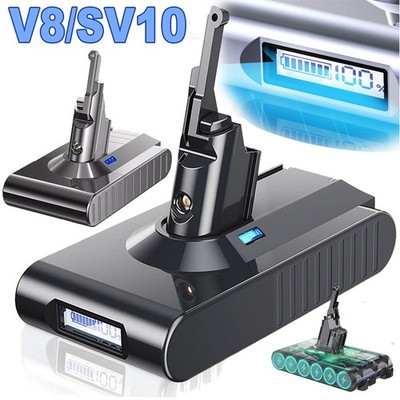 Für Dyson V8 SV10 Absolute Animal  9000mAh Akku 6.0AH LED Akku-Staubsauger NEU