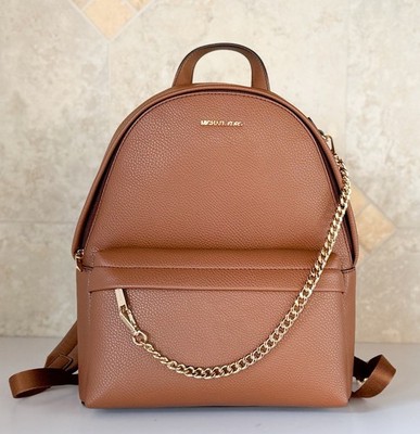 Michael Kors Slater Medium Chain Backpack Luggage | eBay