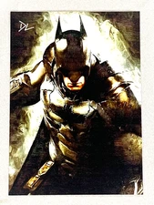 Batman #4/5  Artist Sketch Card *Artist Signed* David Lee Rare Serial 