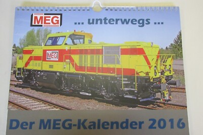 MEG Kalender 2016 - Mitteldeutsche Eisenbahn GmbH , 30 x 23 cm