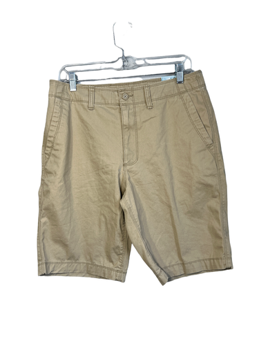 Beige Khaki Casual Knee Length 