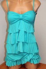 New Kenneth Cole Reaction Swimsuit Tankini 2pc Set Sz M Skirt LAG