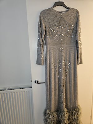 white christmas dresses SHIMI EMBELLISHED SEQUINS MAXI DRESS