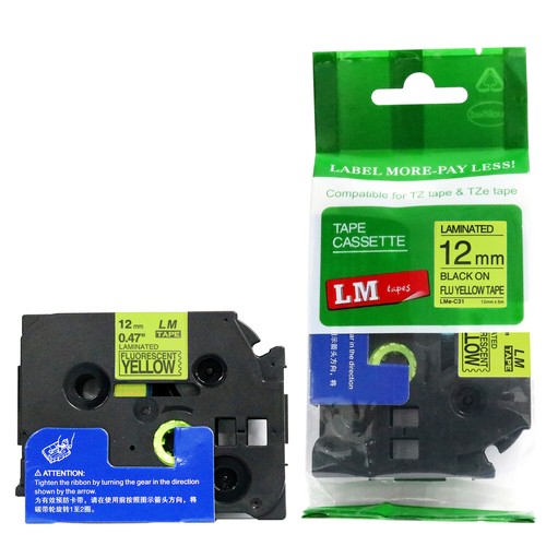 Select Size & Label Color Compatible P-touch Tapes for Brother PT-E550W PTE550W - Picture 4 of 37