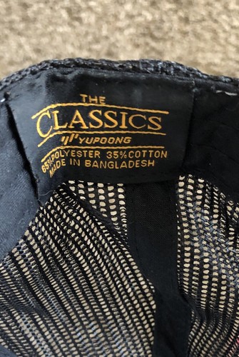 Vintage Ernie Ball Black White Trucker Hat Eagle Yypong Classic Bangladesh NWOT - Picture 9 of 9