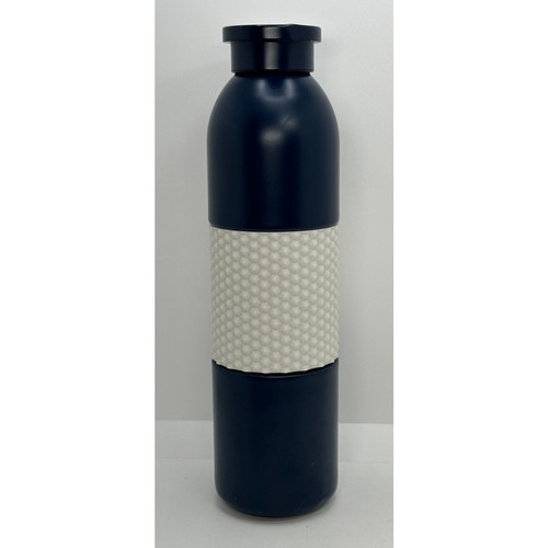 Nautica Blue Stainless Steel Tumbler Water Bottle Rubber Grip 20 oz - Picture 2 of 9