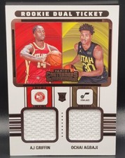 2022-23 Panini Contenders - Rookie Ticket Dual Swatches #RT2-OAJ AJ Griffin,...