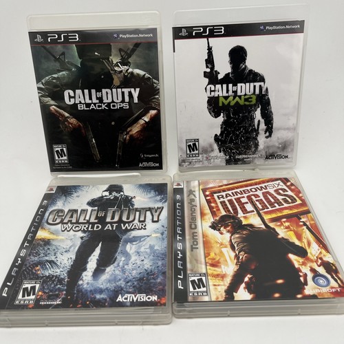 Lot De 2 Jeux Call Of Duty : Black Ops Et MW3 Pour PS3 - Complets Version FR - Bon état