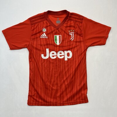 RONALDO 7 赤 シャツ 2006/2007 Red Juventus Jeep #7 Ronaldo Jersey Youth Size 15-16 (176