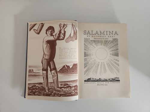 Salamina - Rockwell Kent - 1935 Hardcover (A1 B2) - Picture 4 of 4
