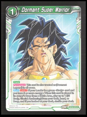Dragon Ball Super - Dormant Super Warrior - BT22-079 Extra Game Card CB-1-3-C-59