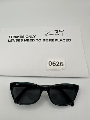 Bulova Eyeglasses Frames ANAHEIM Teal Demi Blue Cat Eye 52  display picture 1