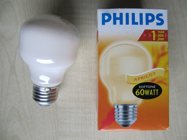 Philips GlüHlampe T55 230V E27 60W Softone Apricot Orange 366603 Dimmbar !!!-image