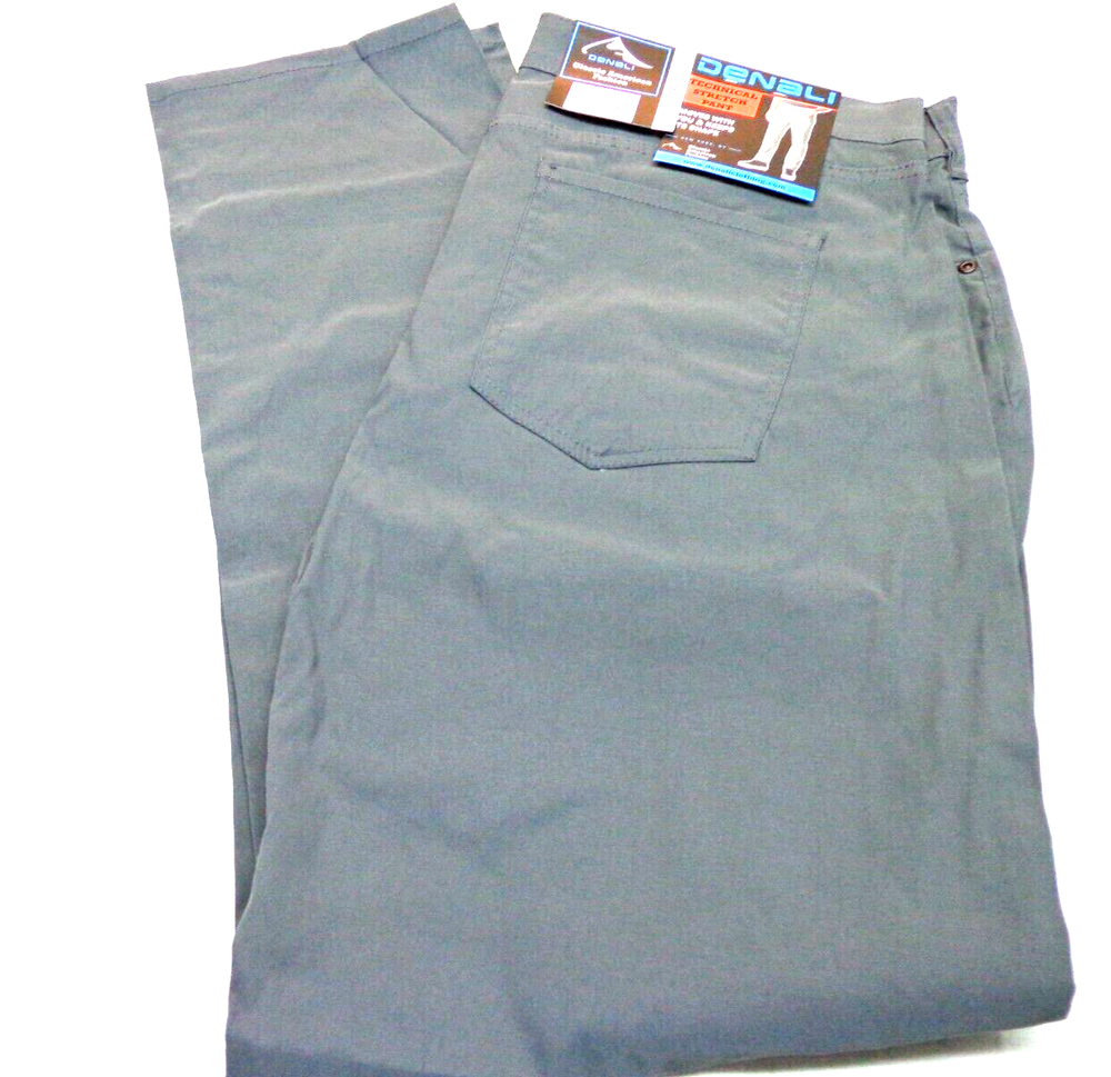 DENALI  Charcoal Sky  Gray  Technical Stretch  Pants  NWT 38/30      MSRP $54