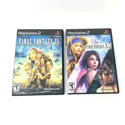Final Fantasy XII And X-2 (PlayStation 2, PS2) Lot of 2