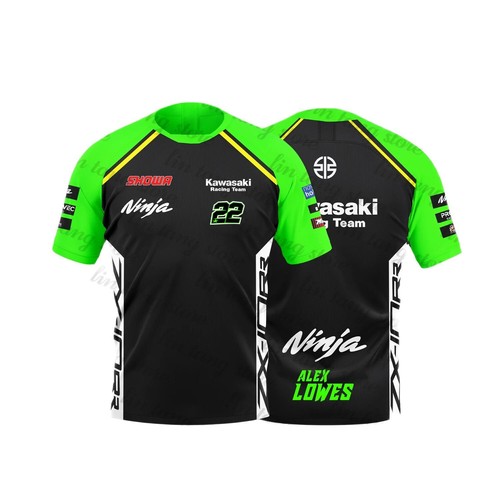+ T-shirt con logo Kawasaki Manica corta uomo/donna/bambini