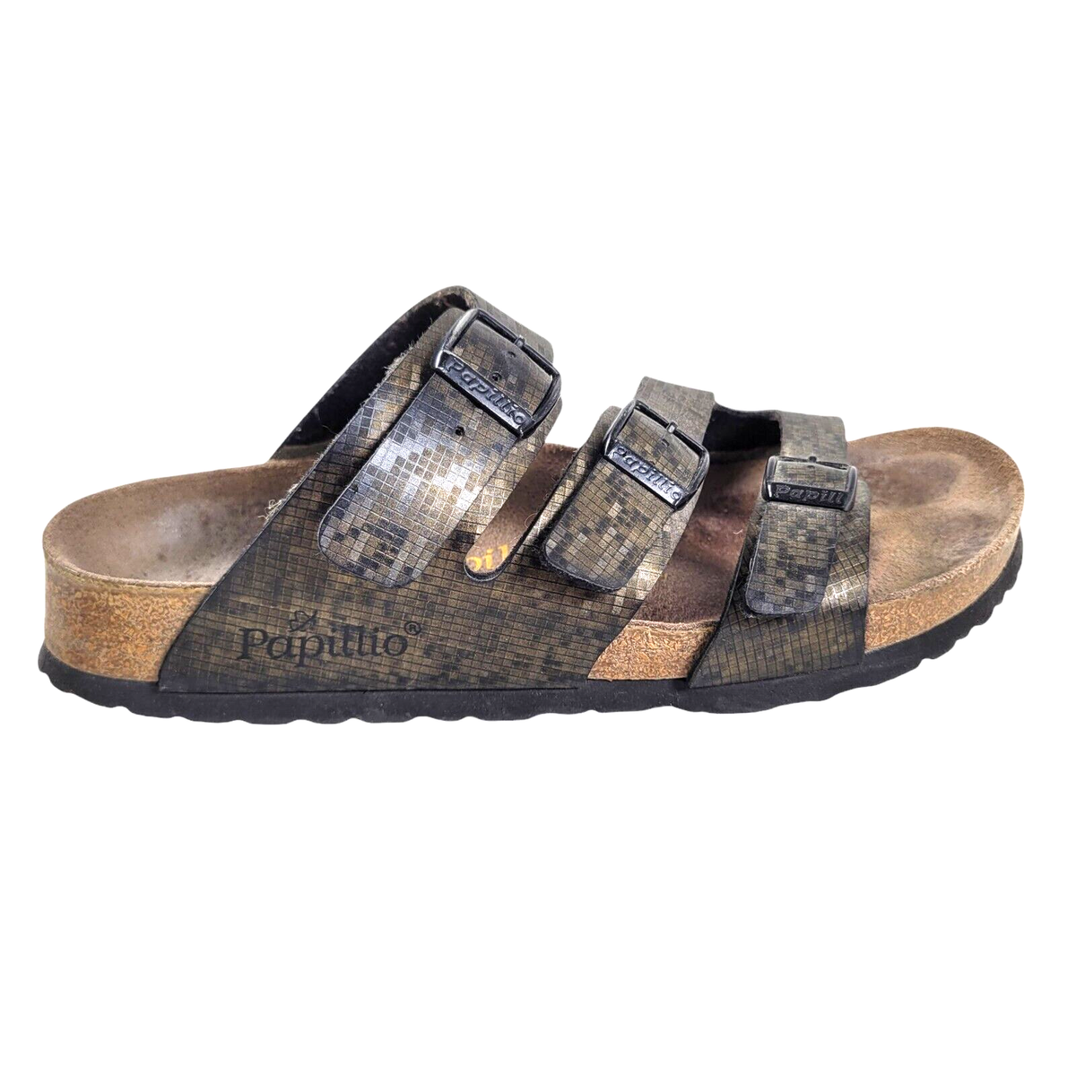 Papillio Birkenstock Orlando Sandals Bronze Squared EUR 37 Women 6
