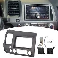 For Honda Civic 2006-2011 Double Din Radio Stereo Dash Kit w/Wiring Harness