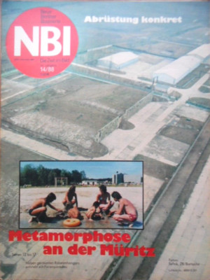 NBI 14 - 1988 B Müritz Dr. Martin Luther King Hennigsdorf-Explosion Brieftauben