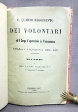 Risorgimento. Cadolini: Il quarto reggimento dei volontari in Valcamonica, 1867
