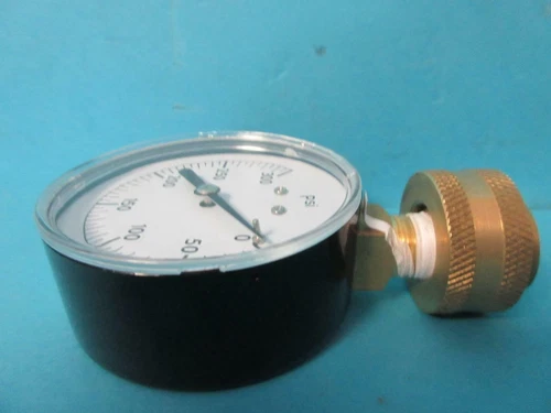 LOT OF 2 NEW JONES J66-300 WATER TEST GUAGE 0-300 PSI 2-1/2 FACE 3/4 CONNECTION - Picture 12 of 12