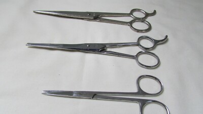 3 Pairs of Scissors 4 1/2, 6, 61/2