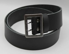 Ledergürtel 🍀 Zweidornkoppel 🍀 80 bis 150cm Doppeldorn Feuerwehr Polizei DRK 