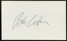 Bob Costas signed autograph auto 3x5 index card Sportscaster Olympic Games BAS
