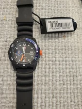 BRAND NEW Luminox Men's Bear Grylls Survival SEA Black Rubber Band Watch XB.3723